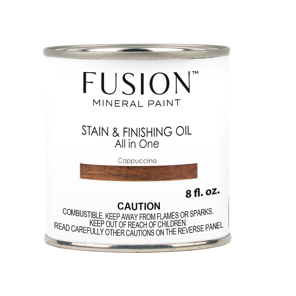 Fusion Mineral Paint  Stain and Finishing Oil: Cappuccino - Lyla's: Clothing, Decor & More - Plano Boutique