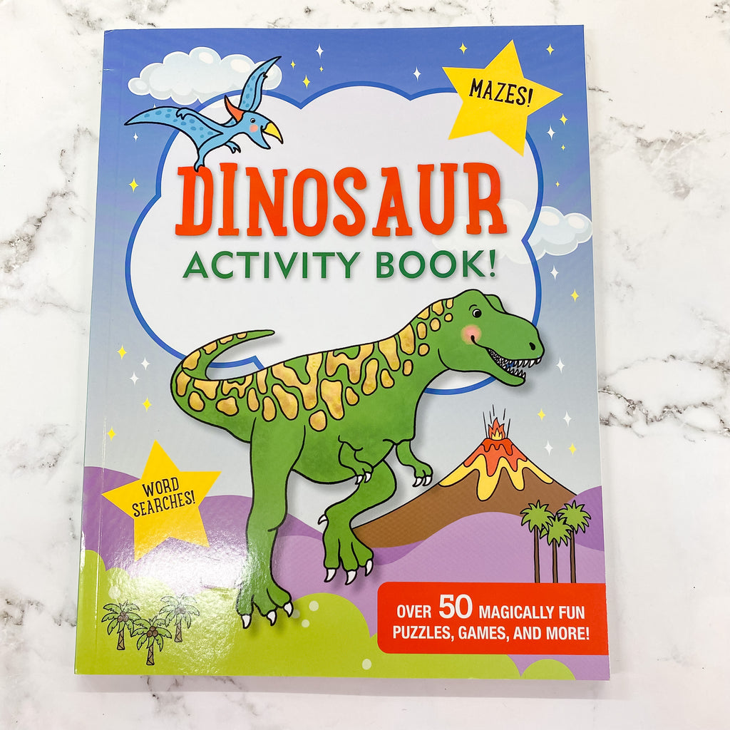 Dinosaur Activity Book - Lyla's: Clothing, Decor & More - Plano Boutique