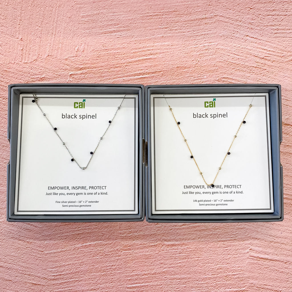Satellite Gemstone Necklace - Lyla's: Clothing, Decor & More - Plano Boutique