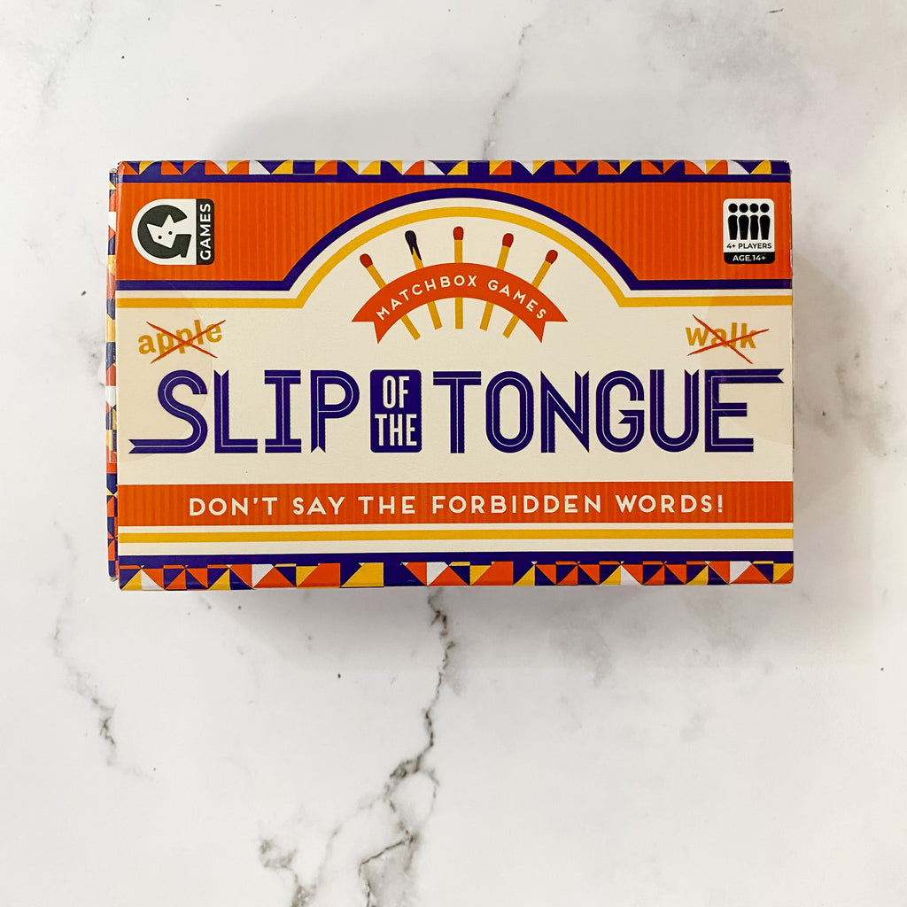 Slip of the Tongue Matchbox Game  by Ginger Fox - Lyla's: Clothing, Decor & More - Plano Boutique