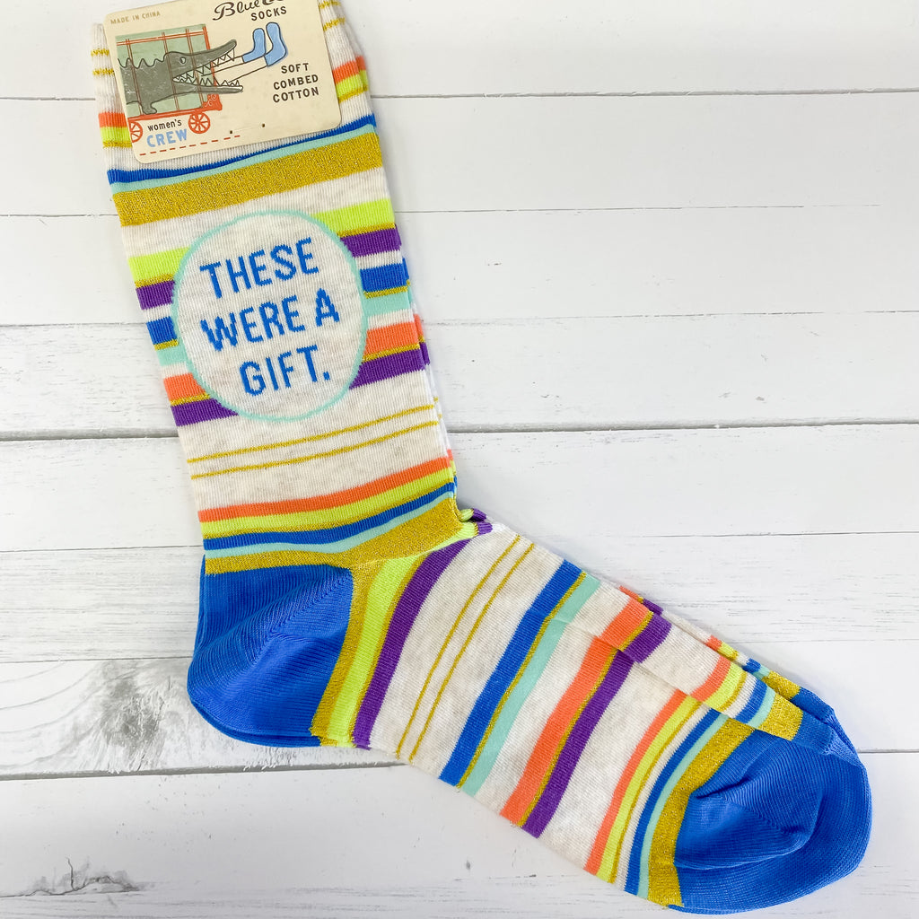 These Were A Gift Ladies Socks - Lyla's: Clothing, Decor & More - Plano Boutique