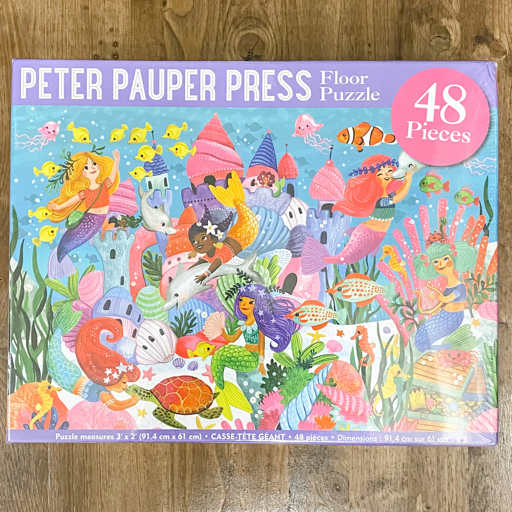 Mermaid Adventure Kids' Floor Puzzle - Lyla's: Clothing, Decor & More - Plano Boutique
