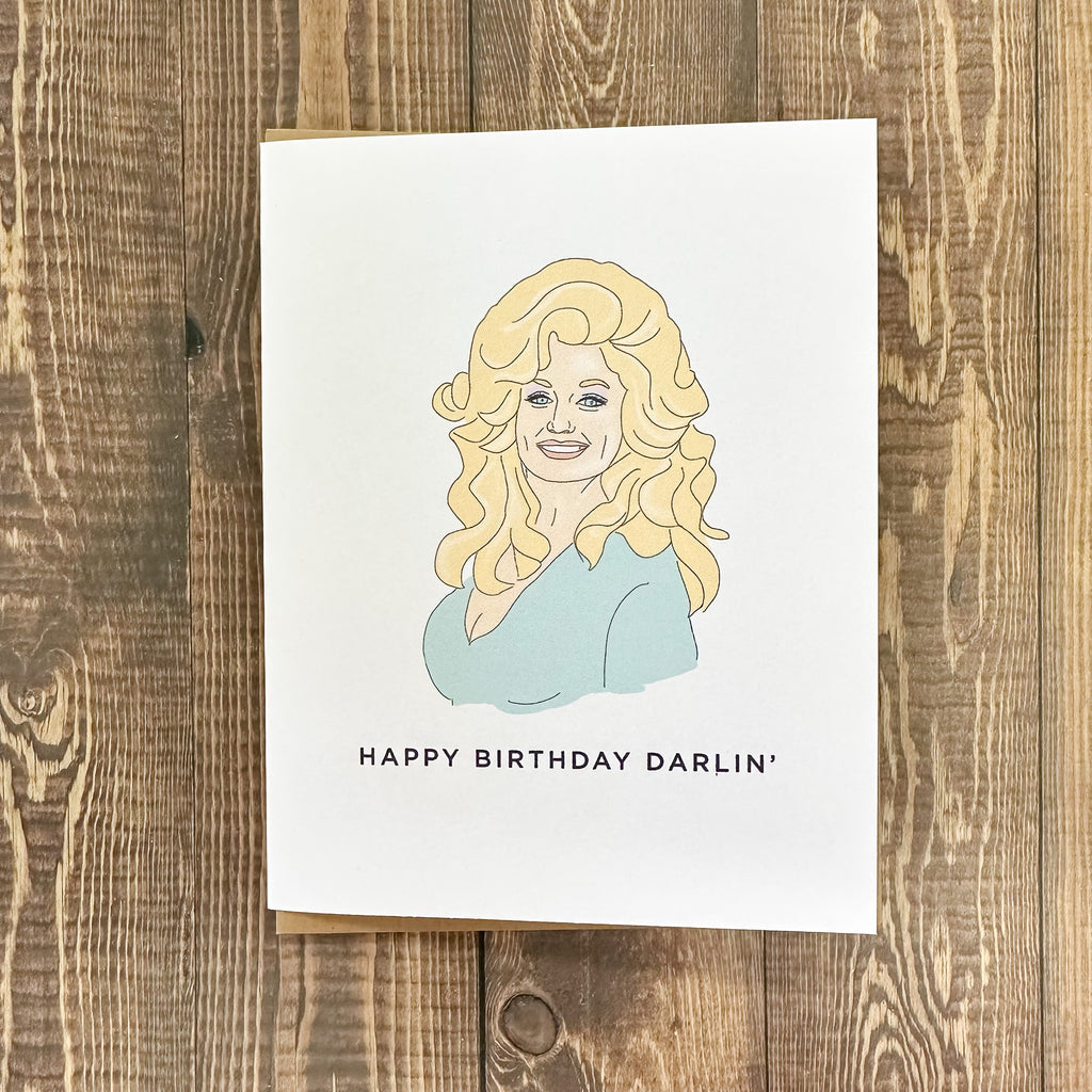 Happy Birthday Darlin' Card - Lyla's: Clothing, Decor & More - Plano Boutique