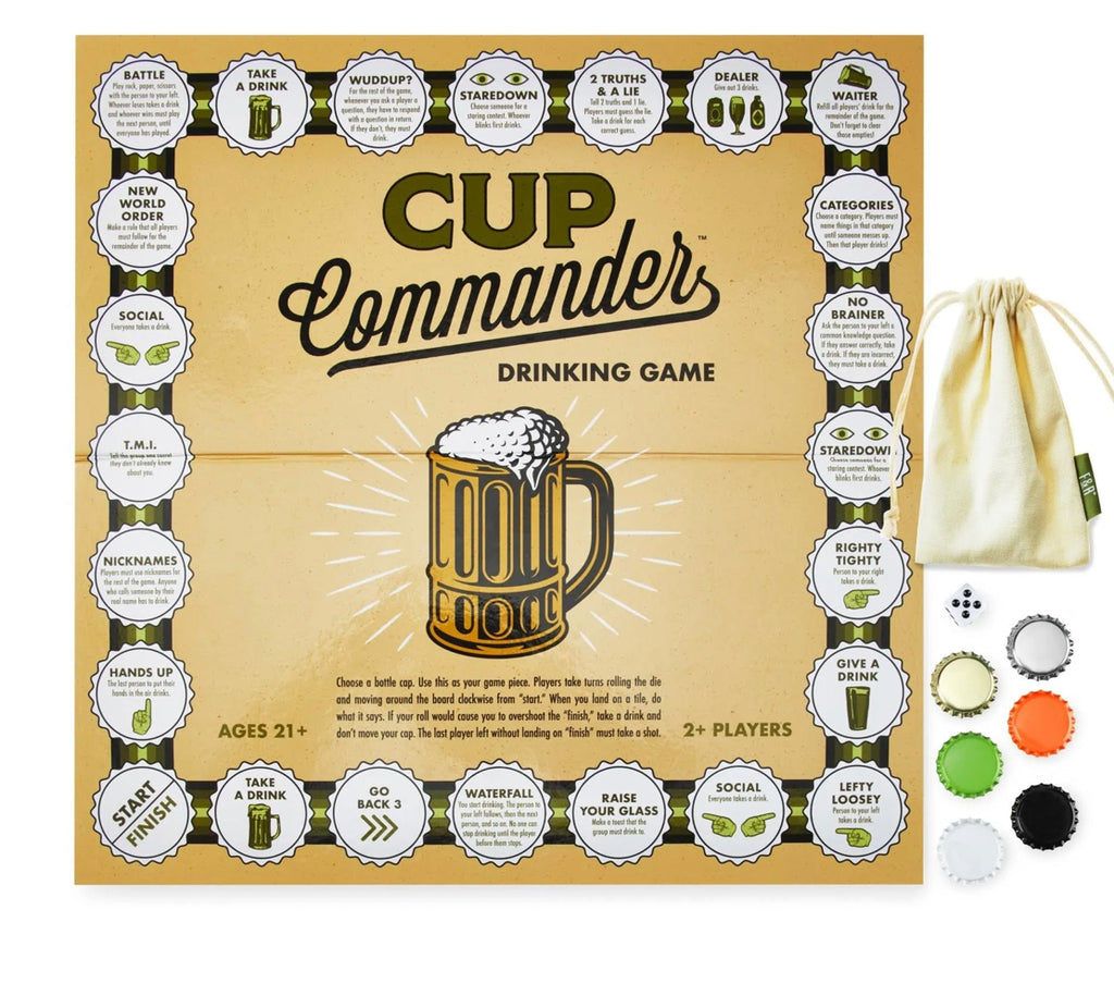 Cup Commander Drinking Board Game - Lyla's: Clothing, Decor & More - Plano Boutique