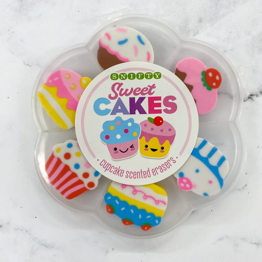 Snifty Sweet Cakes Eraser Tub - Lyla's: Clothing, Decor & More - Plano Boutique