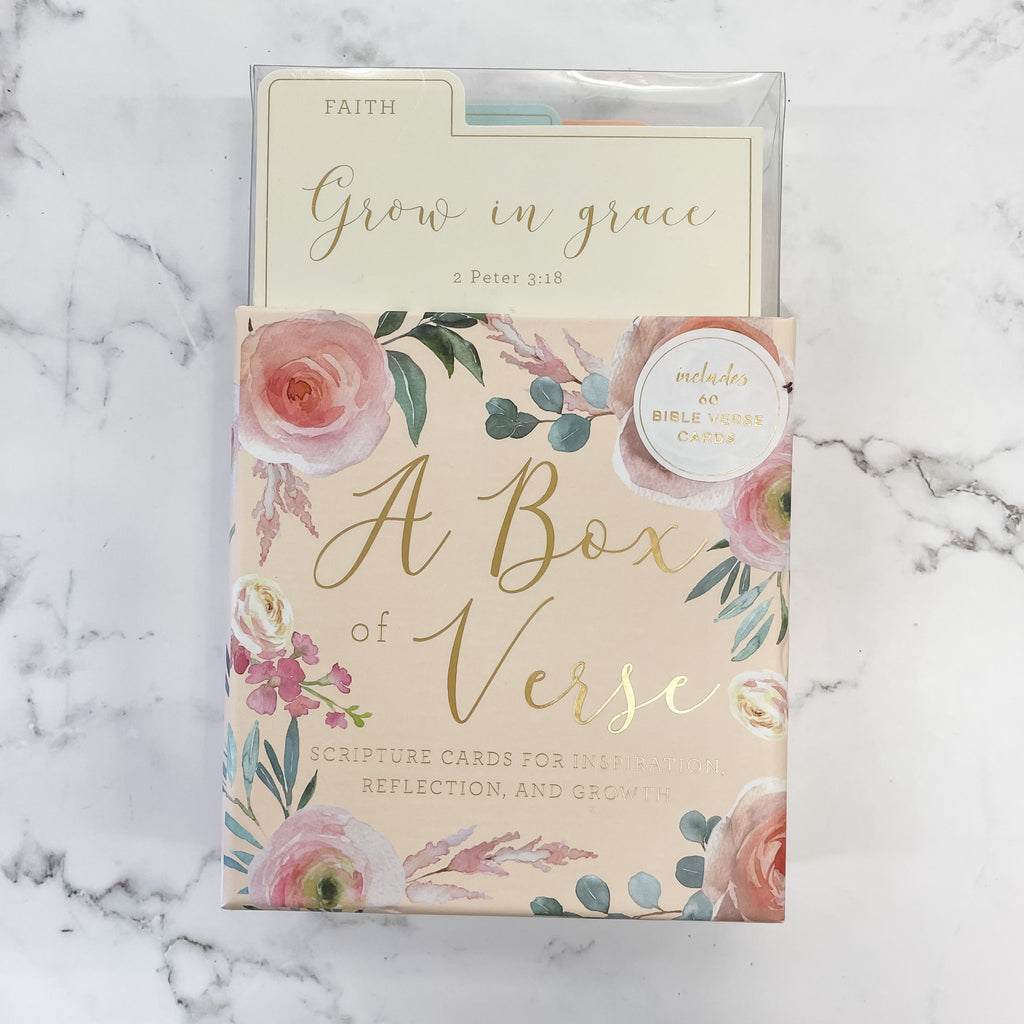 A Box of Verse Light Floral Card Set - Lyla's: Clothing, Decor & More - Plano Boutique