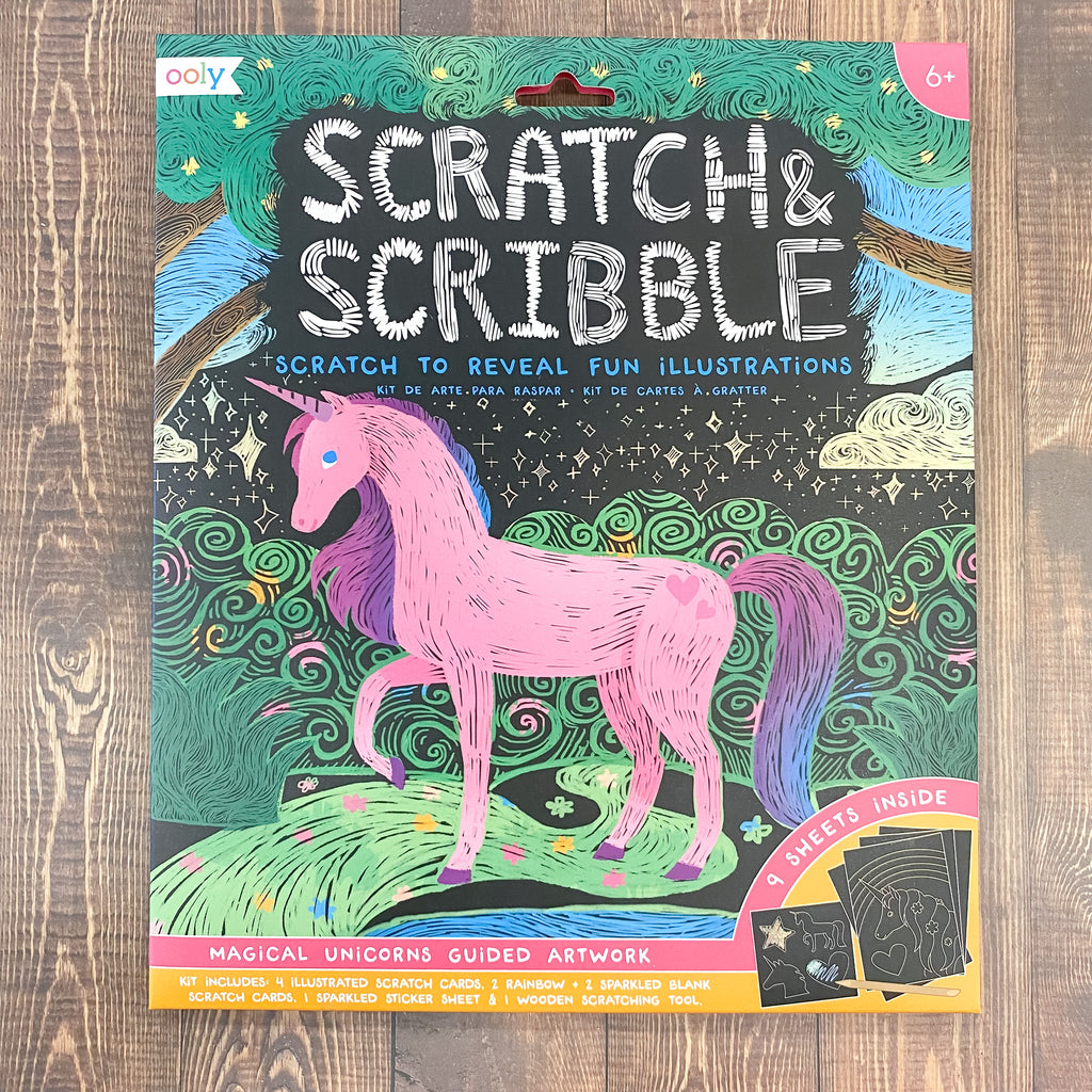 Scratch and Scribble: Magical Unicorns by OOLY - Lyla's: Clothing, Decor & More - Plano Boutique
