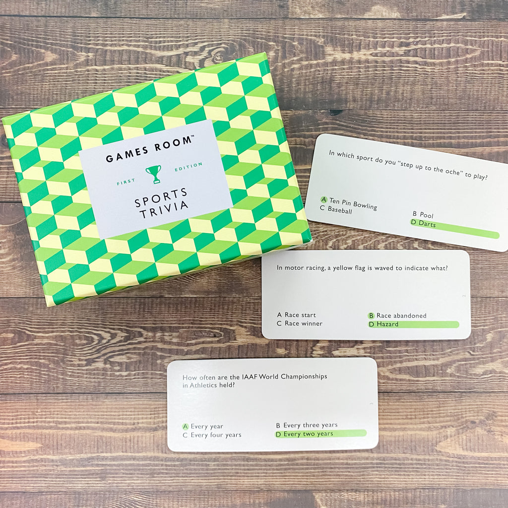 Sports Trivia Card Game - Lyla's: Clothing, Decor & More - Plano Boutique