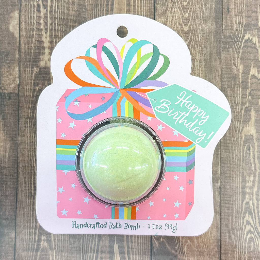Happy Birthday Bath Bomb Clamshell by Cait & Co - Lyla's: Clothing, Decor & More - Plano Boutique