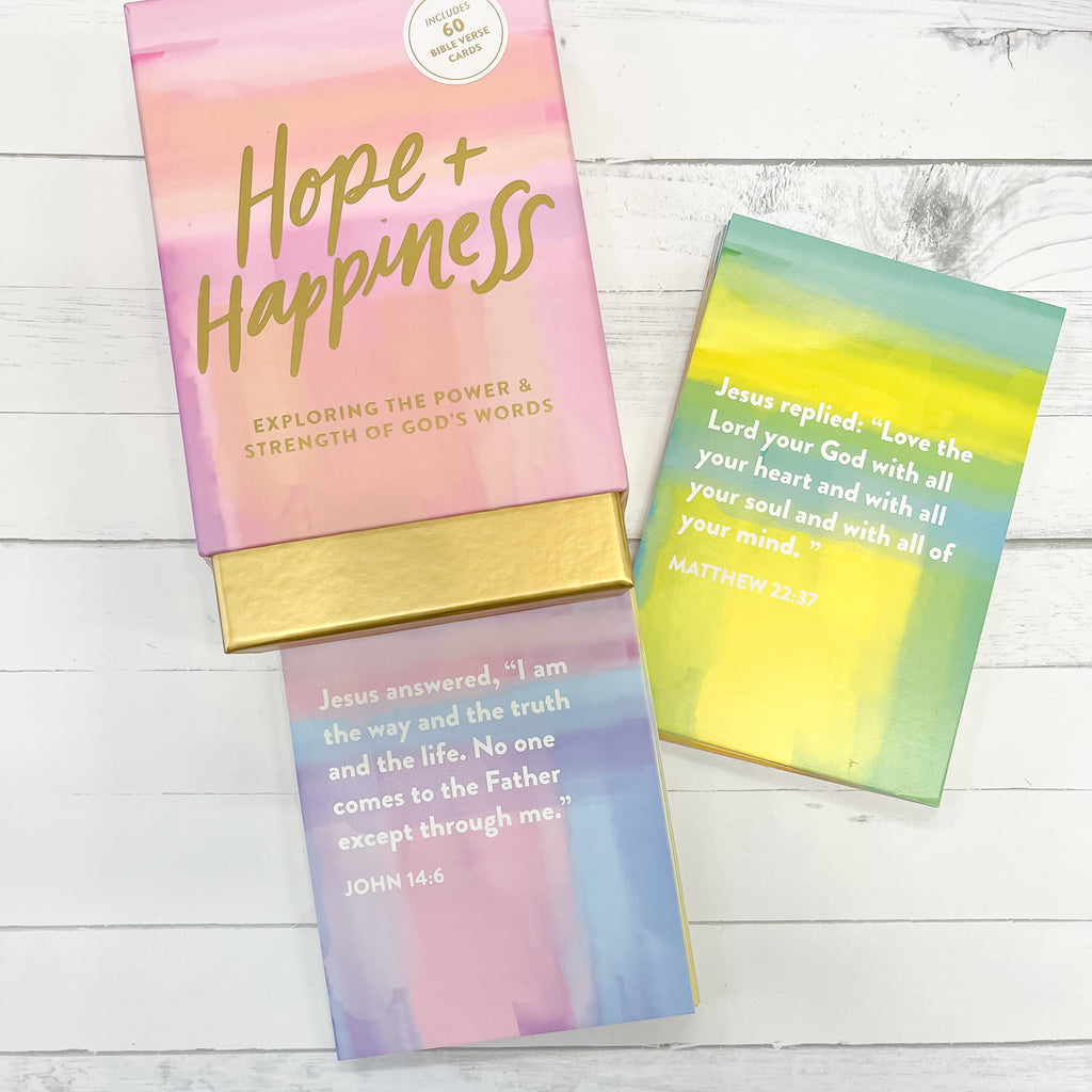 Hope + Happiness: Exploring the Power & Strength of God's Words Box Set - Lyla's: Clothing, Decor & More - Plano Boutique