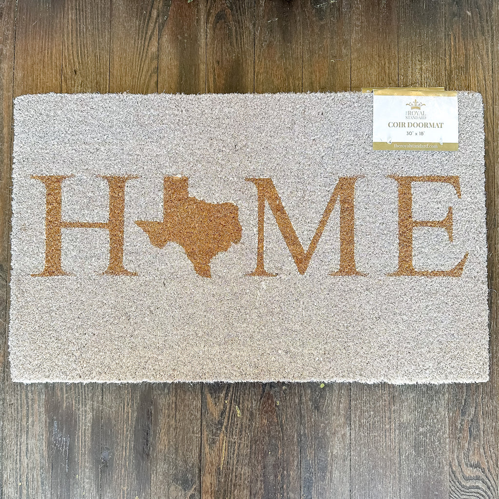 Texas Home Coir Doormat - Lyla's: Clothing, Decor & More - Plano Boutique