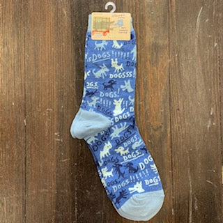 Dogs! Ladies Socks - Lyla's: Clothing, Decor & More - Plano Boutique