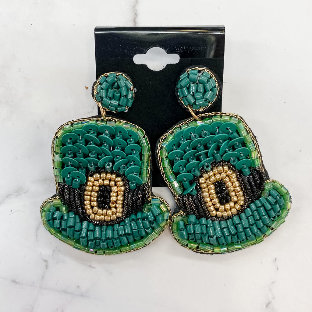 Leprochaun Hat Earrings - Lyla's: Clothing, Decor & More - Plano Boutique