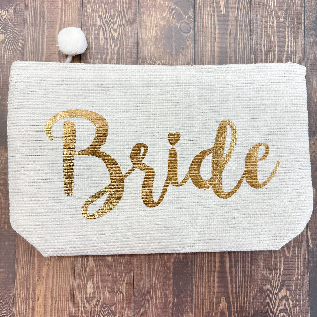 Bride Zip Pouch - Lyla's: Clothing, Decor & More - Plano Boutique