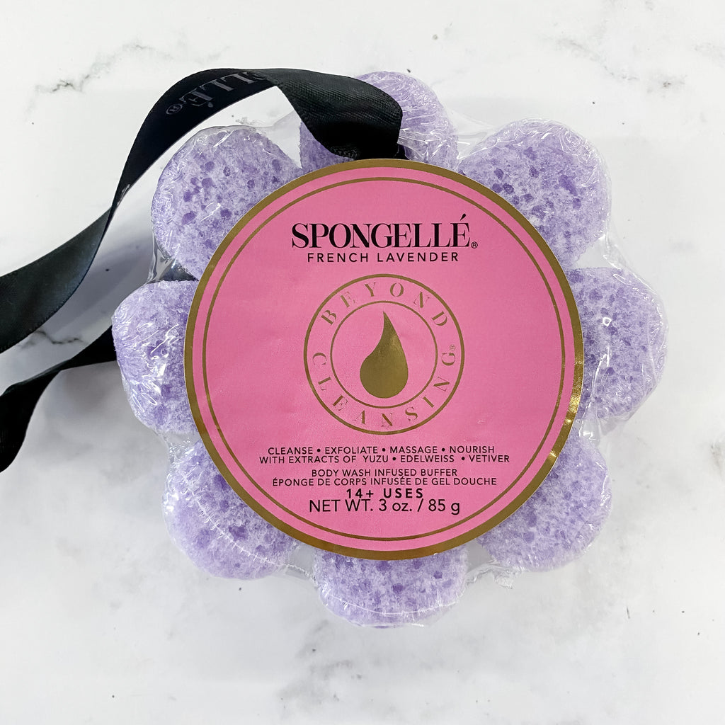 Spongelle Wild Flower Bath Sponge: French Lavender - Lyla's: Clothing, Decor & More - Plano Boutique