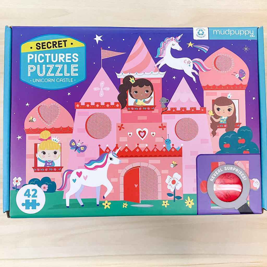 Unicorn Castle Secret Pictures Puzzle - Lyla's: Clothing, Decor & More - Plano Boutique