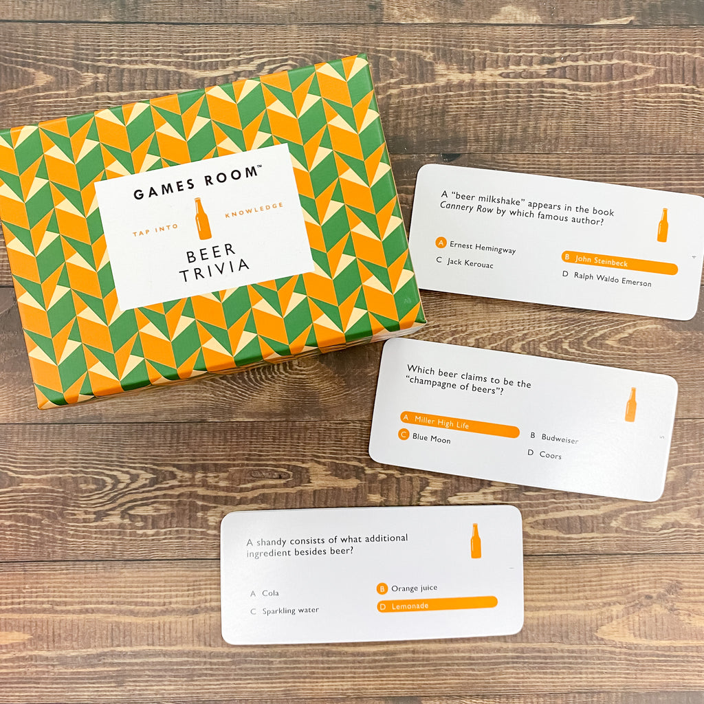 Beer Trivia Card Game - Lyla's: Clothing, Decor & More - Plano Boutique