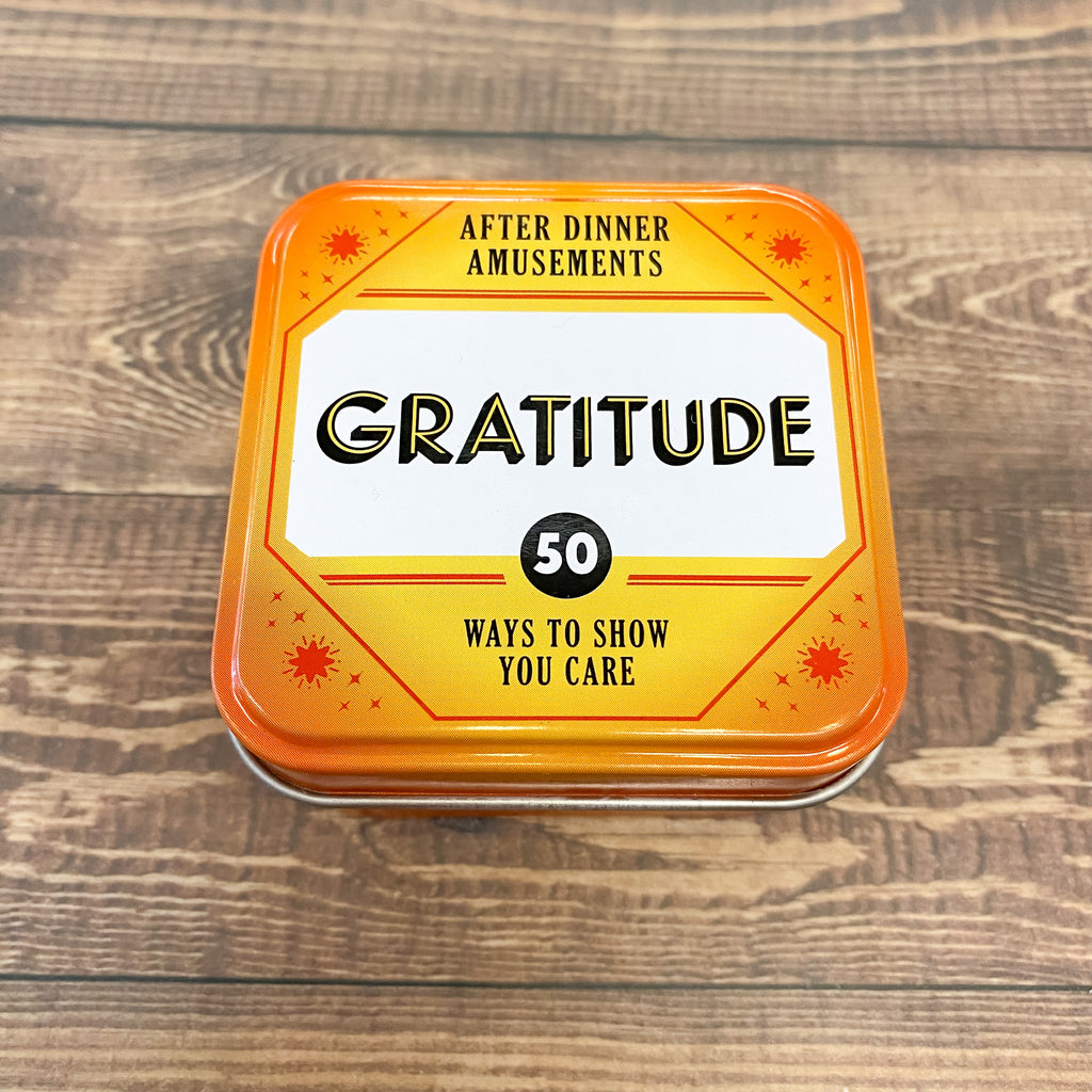 After Dinner Amusements: Gratitude: 50 Ways to Show You Care - Lyla's: Clothing, Decor & More - Plano Boutique