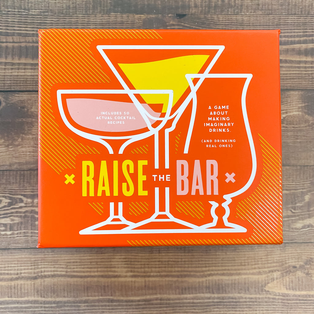 Raising The Bar Game Set - A Game About Mixing Fake Drinks - Lyla's: Clothing, Decor & More - Plano Boutique