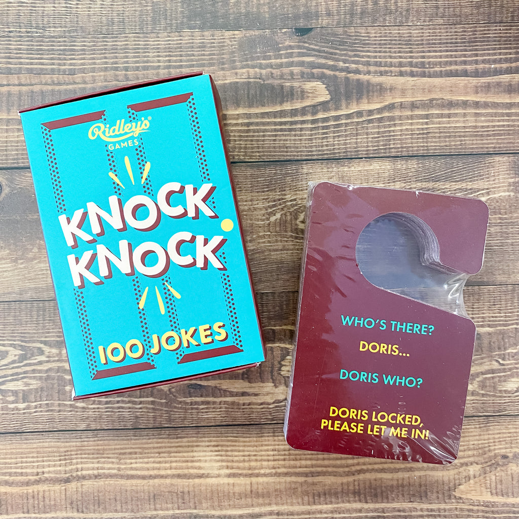 100 Knock Knock Joke Cards – Includes 100 Jokes for Kids and Adults, Funny Jokes for Family-Friendly Fun - Lyla's: Clothing, Decor & More - Plano Boutique