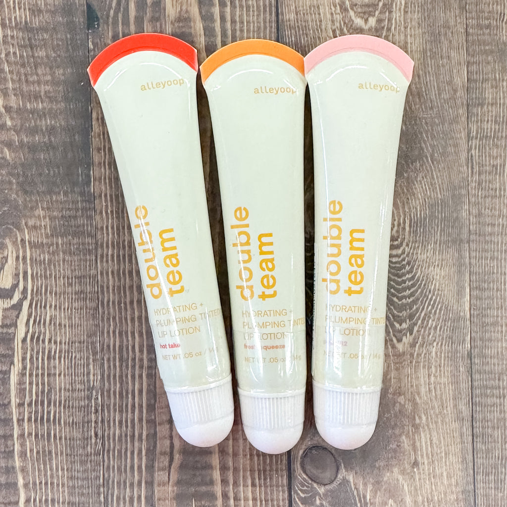 Alleyoop Double Team Tinted Lip Lotion - Lyla's: Clothing, Decor & More - Plano Boutique