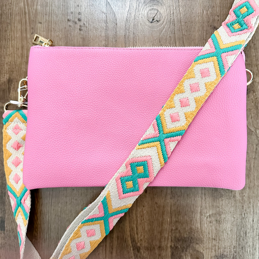 Jen & Co Izzy Crossbody Handbag - bubblegum pink - Lyla's: Clothing, Decor & More - Plano Boutique