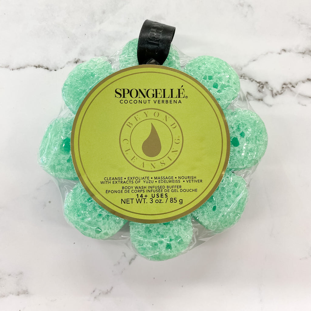 Spongelle Wild Flower Bath Sponge: Coconut Verbena - Lyla's: Clothing, Decor & More - Plano Boutique