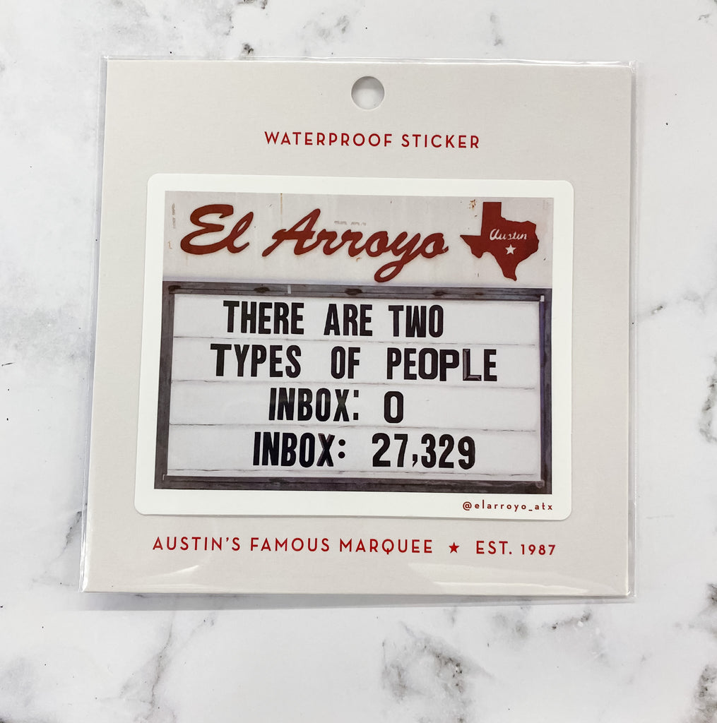 There Are Two Types of People Sticker by El Arroyo - Lyla's: Clothing, Decor & More - Plano Boutique