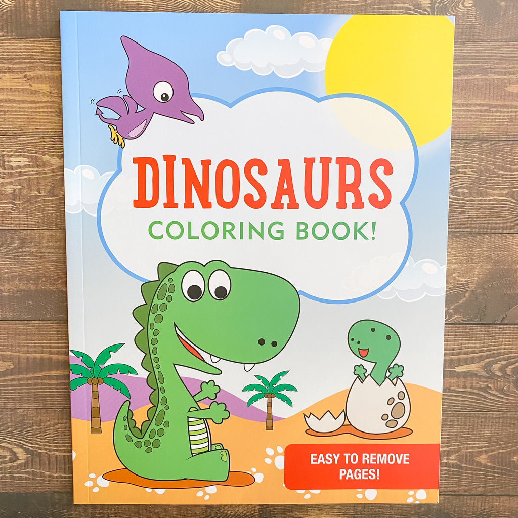 Dinosaur Coloring Book - Lyla's: Clothing, Decor & More - Plano Boutique