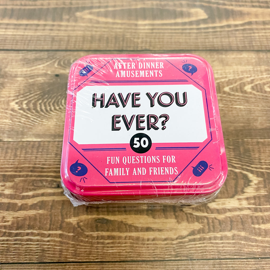 After Dinner Amusements: Have You Ever? - Lyla's: Clothing, Decor & More - Plano Boutique