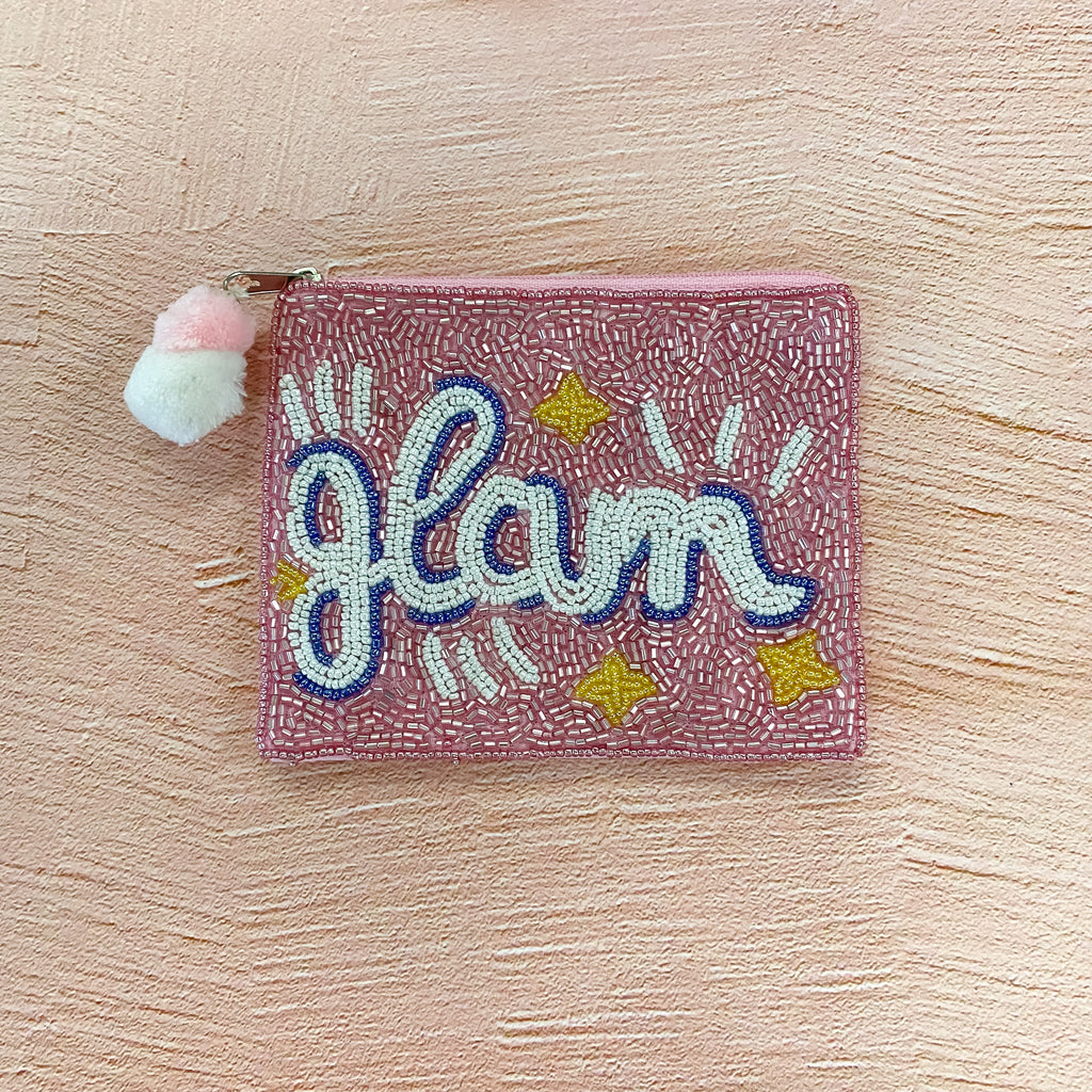 Glam Beaded Pouch - Lyla's: Clothing, Decor & More - Plano Boutique
