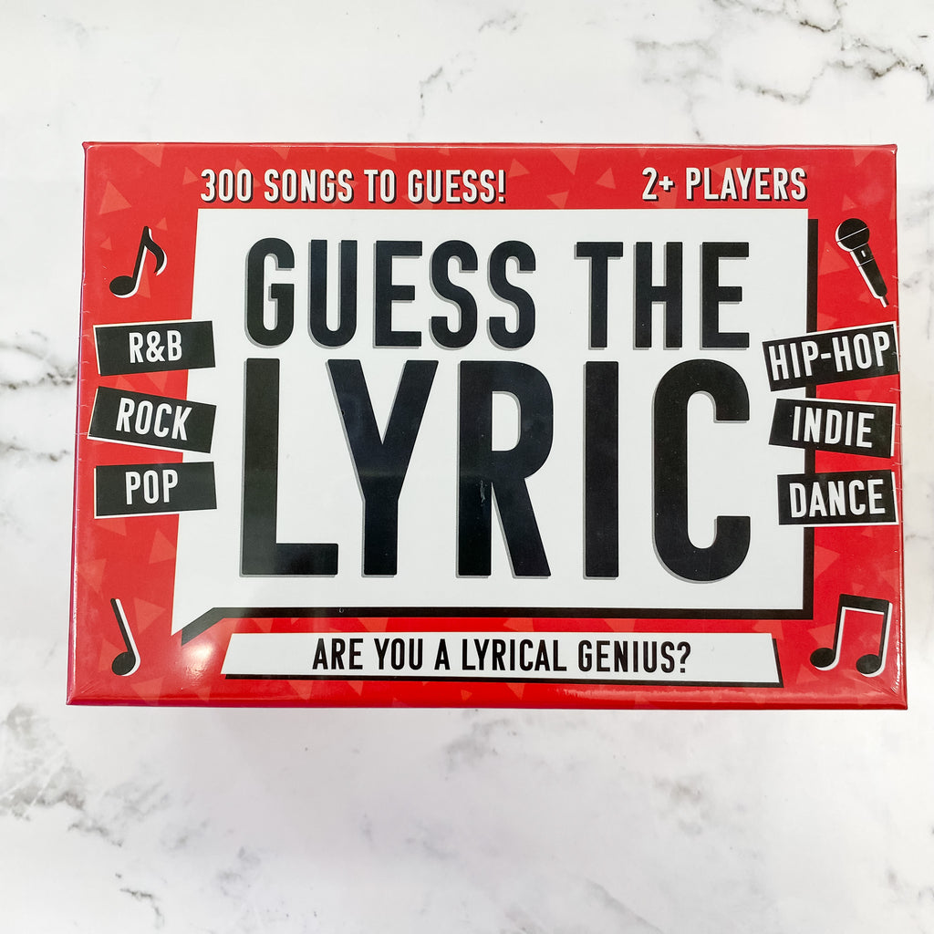 Guess the Lyric Game - Lyla's: Clothing, Decor & More - Plano Boutique