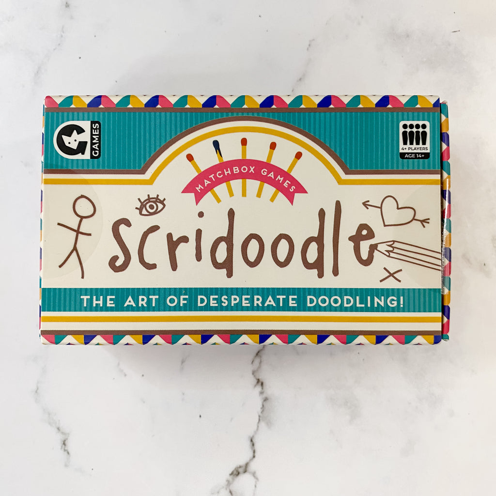 Scridoodle Matchbox Game  by Ginger Fox - Lyla's: Clothing, Decor & More - Plano Boutique