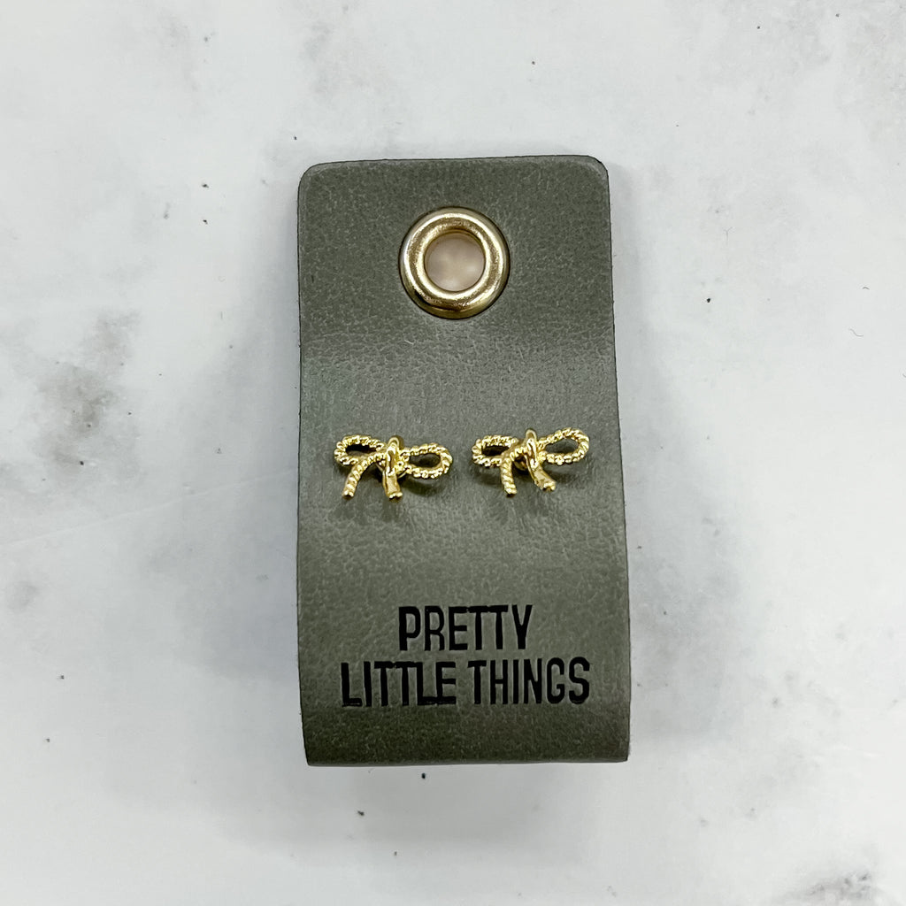 Pretty Little Things Bow Earrings - Lyla's: Clothing, Decor & More - Plano Boutique