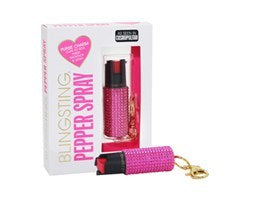 Pink Studded Pepper Spray - Lyla's: Clothing, Decor & More - Plano Boutique