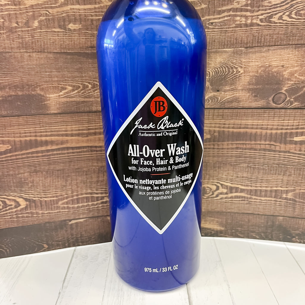 Jack Black - All-Over Wash for Face, Hair & Body 33 oz - Lyla's: Clothing, Decor & More - Plano Boutique