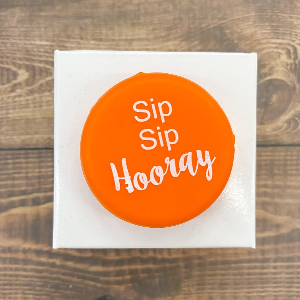 Sip, Sip Hooray Wine Cap - Lyla's: Clothing, Decor & More - Plano Boutique