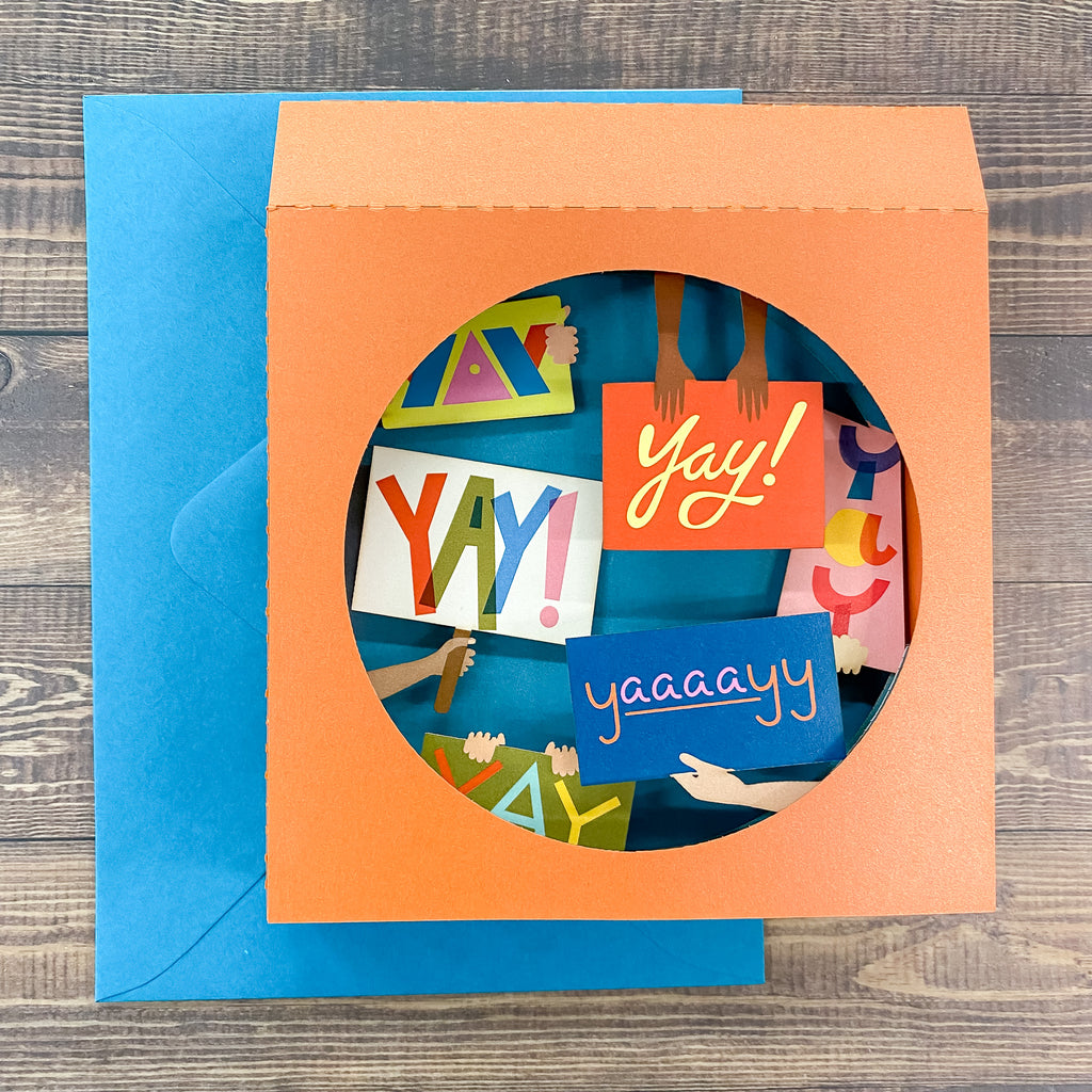 Yay! Pop Up Card by Make a Scene - Lyla's: Clothing, Decor & More - Plano Boutique