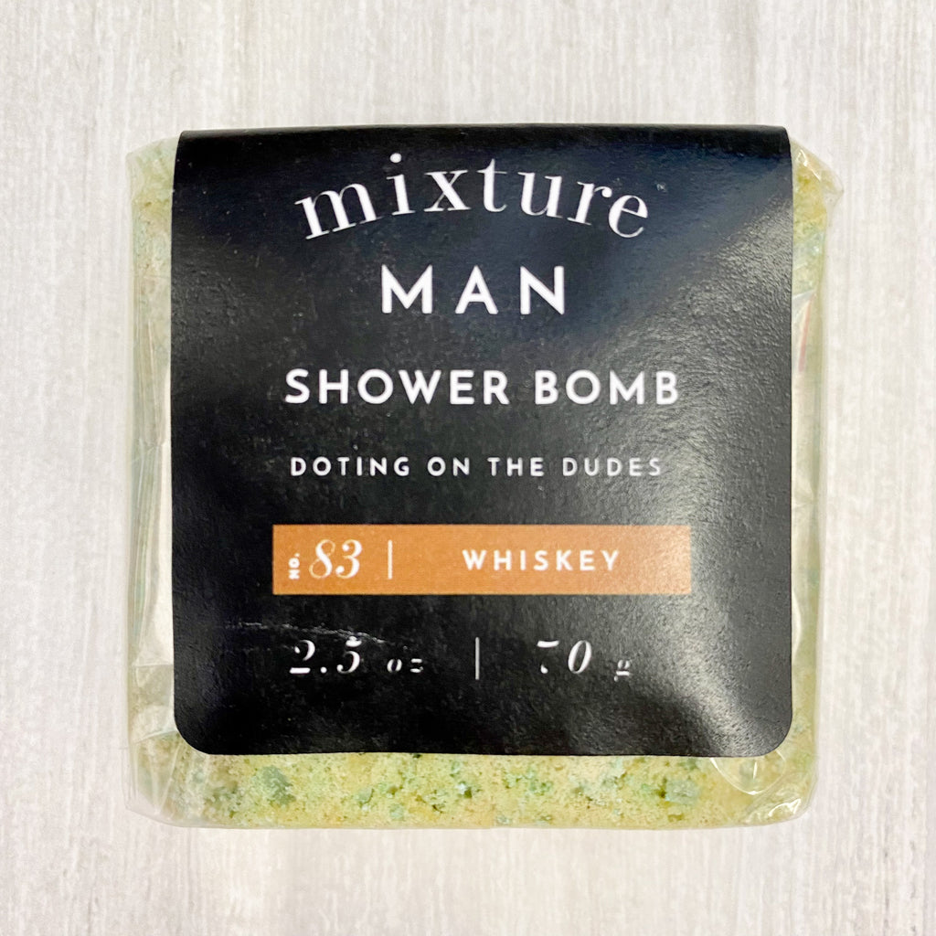 Whiskey Shower Bomb by Mixture Man - Lyla's: Clothing, Decor & More - Plano Boutique