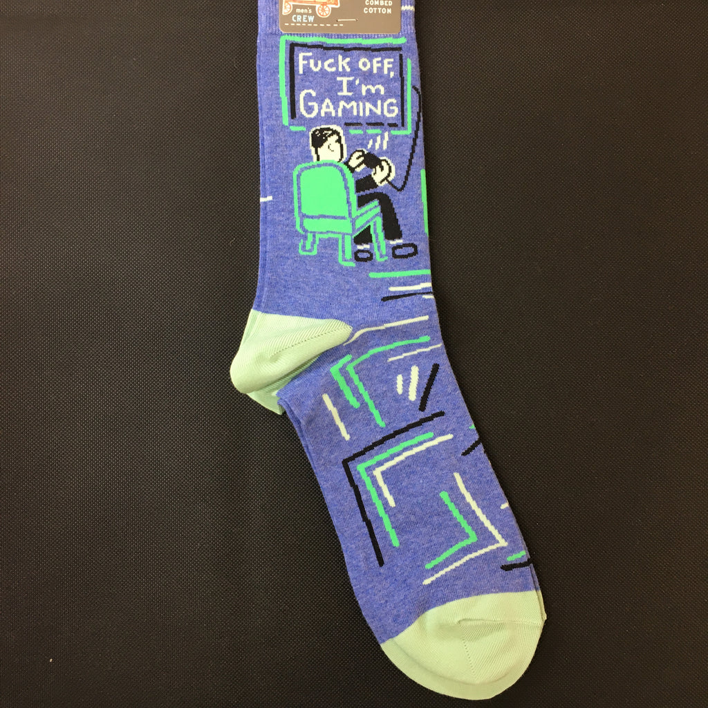 Fuck Off I'm Gaming Mens Socks - Lyla's: Clothing, Decor & More - Plano Boutique