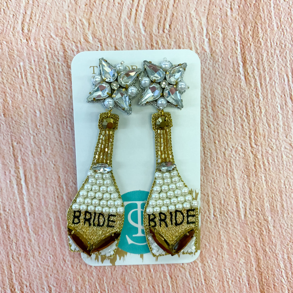 Bride Pearl Earrings by Taylor Shaye - Lyla's: Clothing, Decor & More - Plano Boutique