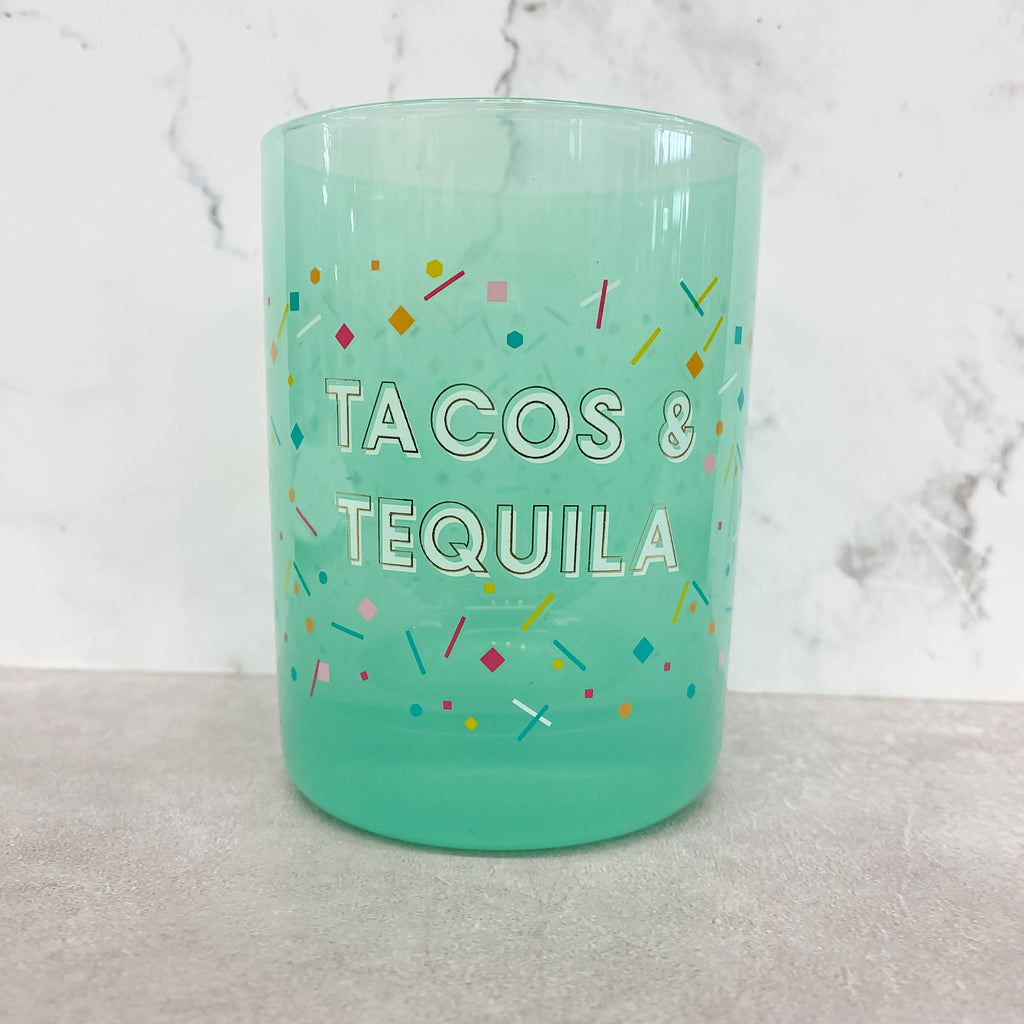 Tacos & Tequila Glass - Lyla's: Clothing, Decor & More - Plano Boutique