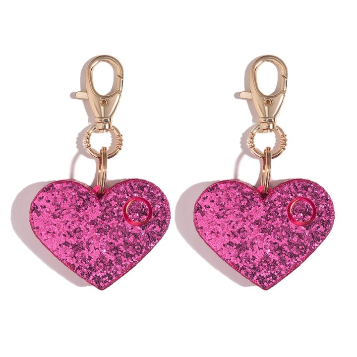 Pink Glitter Heart Safety Alarm - Lyla's: Clothing, Decor & More - Plano Boutique
