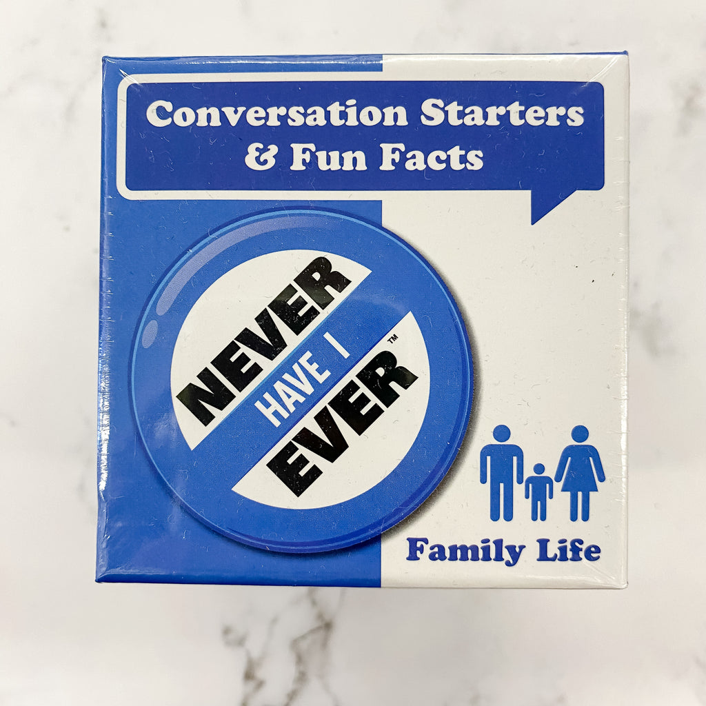 Never Have I Ever Family Edition Mini Pack - Lyla's: Clothing, Decor & More - Plano Boutique