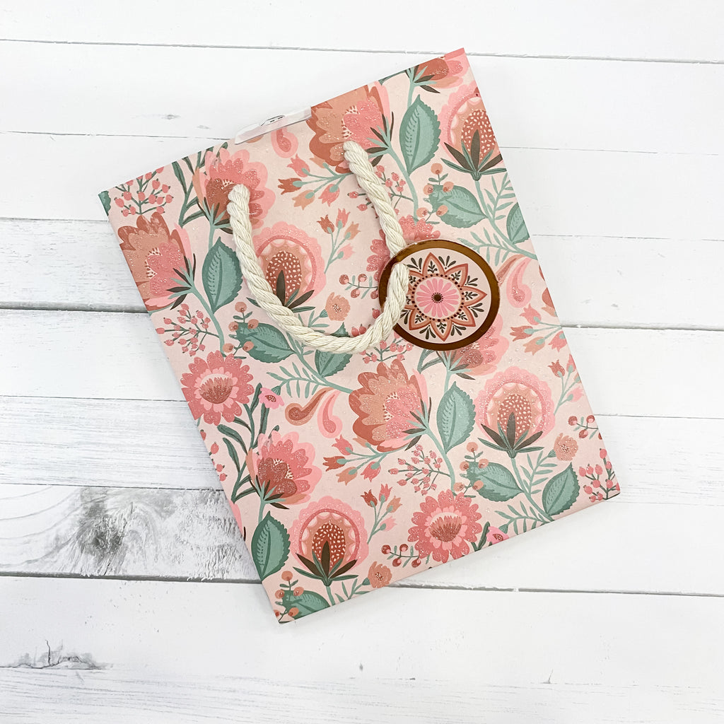 Bohemian Blossom Gift Bag - Small - Lyla's: Clothing, Decor & More - Plano Boutique