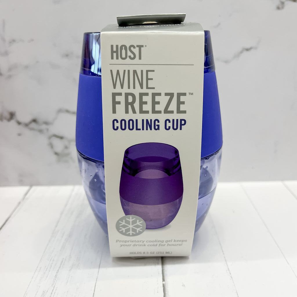 HOST Wine Freeze Cup: Purple - Lyla's: Clothing, Decor & More - Plano Boutique