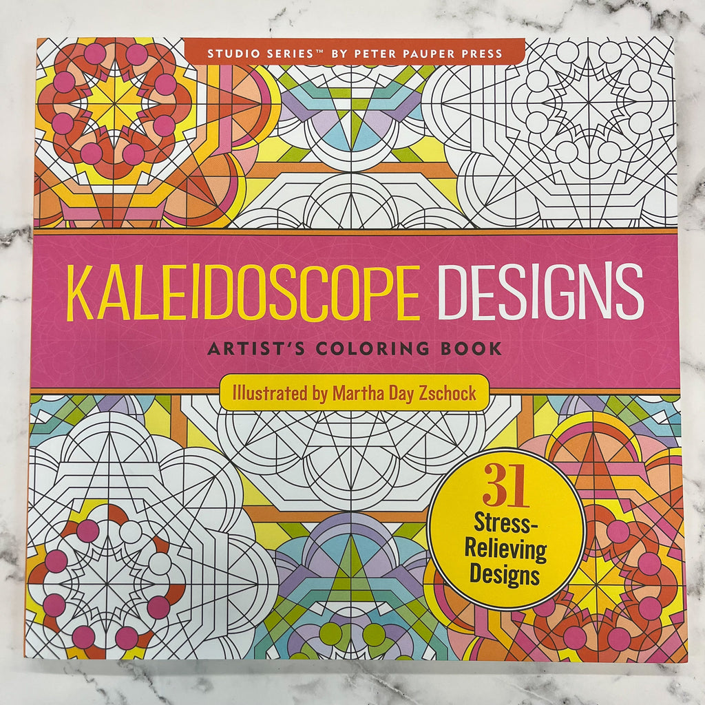 Kaleidoscope Designs Adult Coloring Book - Lyla's: Clothing, Decor & More - Plano Boutique