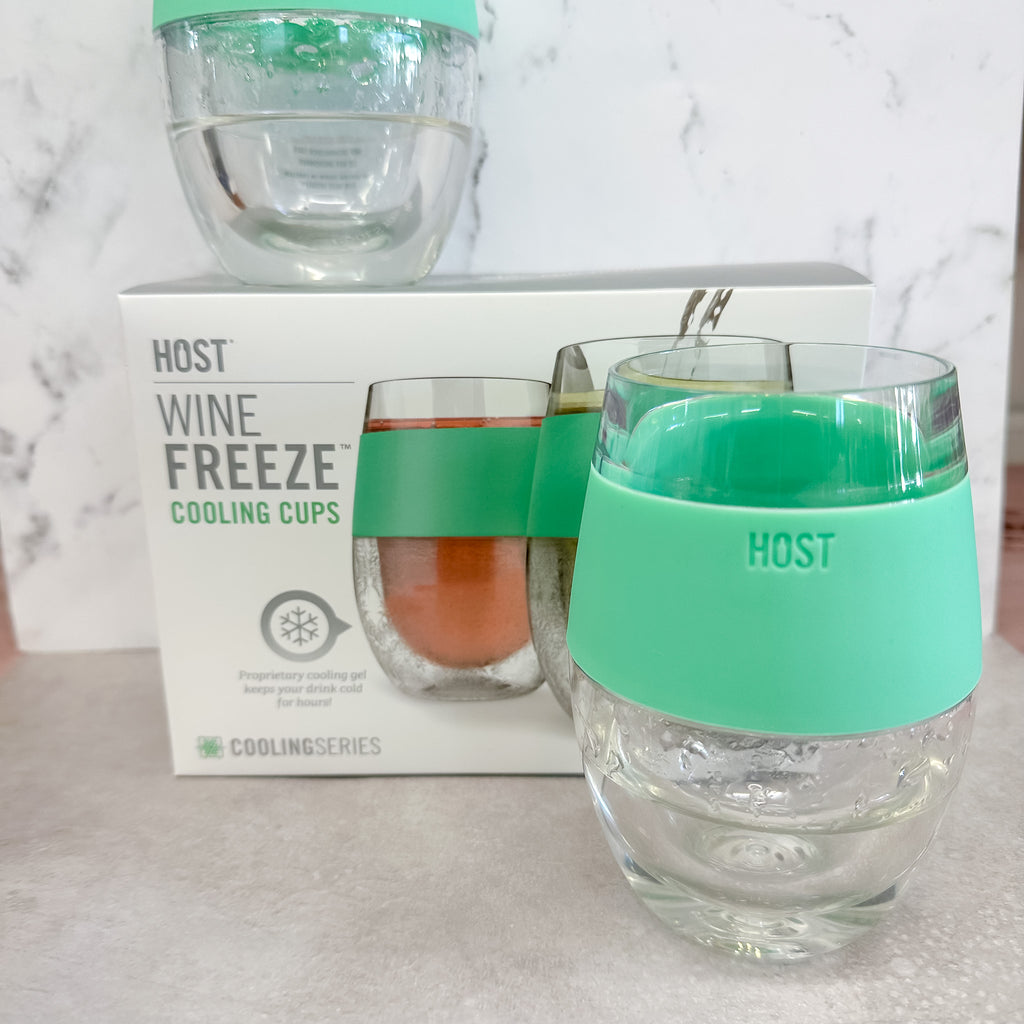 HOST Wine Freeze Cup Set in Mint - Lyla's: Clothing, Decor & More - Plano Boutique