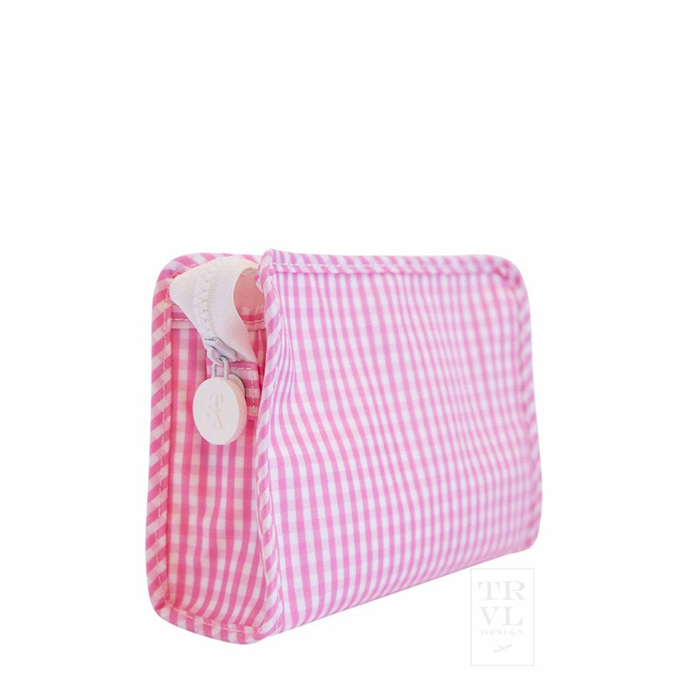 Pink Gingham Roadie Bag by TRVL design - Lyla's: Clothing, Decor & More - Plano Boutique