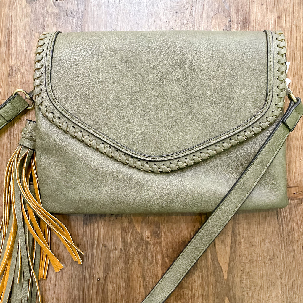 Jen & Co Sloane Crossbody Handbag - Olive - Lyla's: Clothing, Decor & More - Plano Boutique